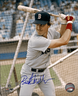 AUTOGRAPHED RICK MILLER 8x10 Boston Red Sox photo
