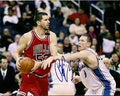 Autographed  BRAD MILLER Chicago Bulls Photo