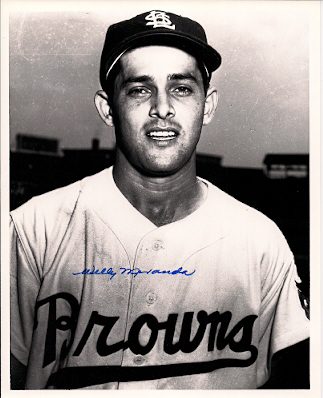 AUTOGRAPHED WILLIE MIRANDA 8x10 St. Louis Browns Photo