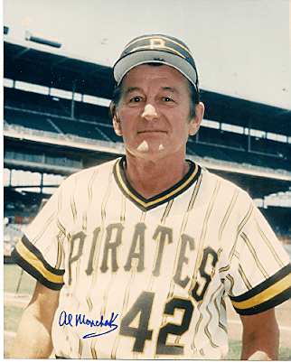 AUTOGRAPHED AL MONCHAK 8x10 Pittsburgh Pirates Photo