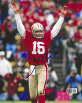 Autographed Joe Montana San Francisco 49ers 8x10 Photo with Beckett Hologram