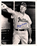 AUTOGRAPHED TERRY MOORE photo  Philadelphia Phillies
