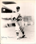 AUTOGRAPHED  photo JOHNNY MOORE Cleveland Indians