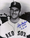 AUTOGRAPHED DAVE MOREHEAD  Boston Red Sox photo