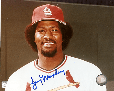 AUTOGRAPHED  JERRRY MUMPHREY St. Louis Cardinals photo