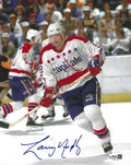 Autographed  LARRY MURPHY 8X10 Washington Capitals photo. JSA