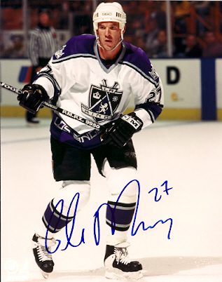 Autographed GLEN MURRAY Los Angeles Kings Photo