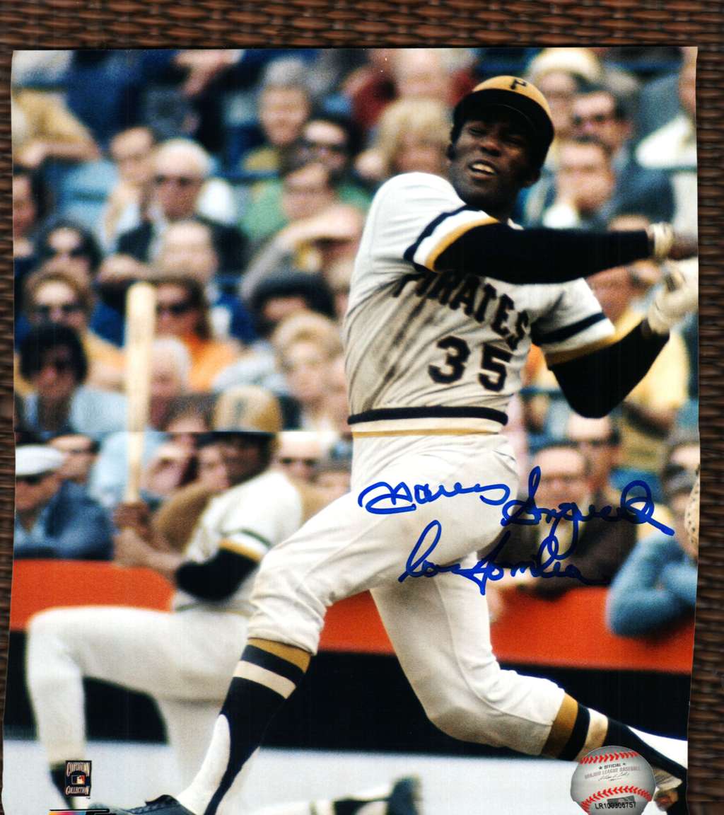 AUTOGRAPHED MANNY SANGUILLEN 8x10 Pittsburgh Pirates Photo