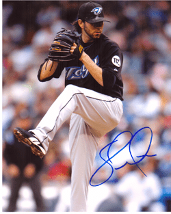 SIGNED photo SHAUN MARCUM Toronto Blue Jays