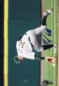 AUTOGRAPHED SIGNED photo MARK ELLIS #1 Oakland A's