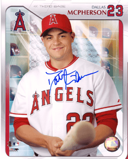 AUTOGRAPHED SIGNED photo DALLAS MCPHERSON #2 Angels