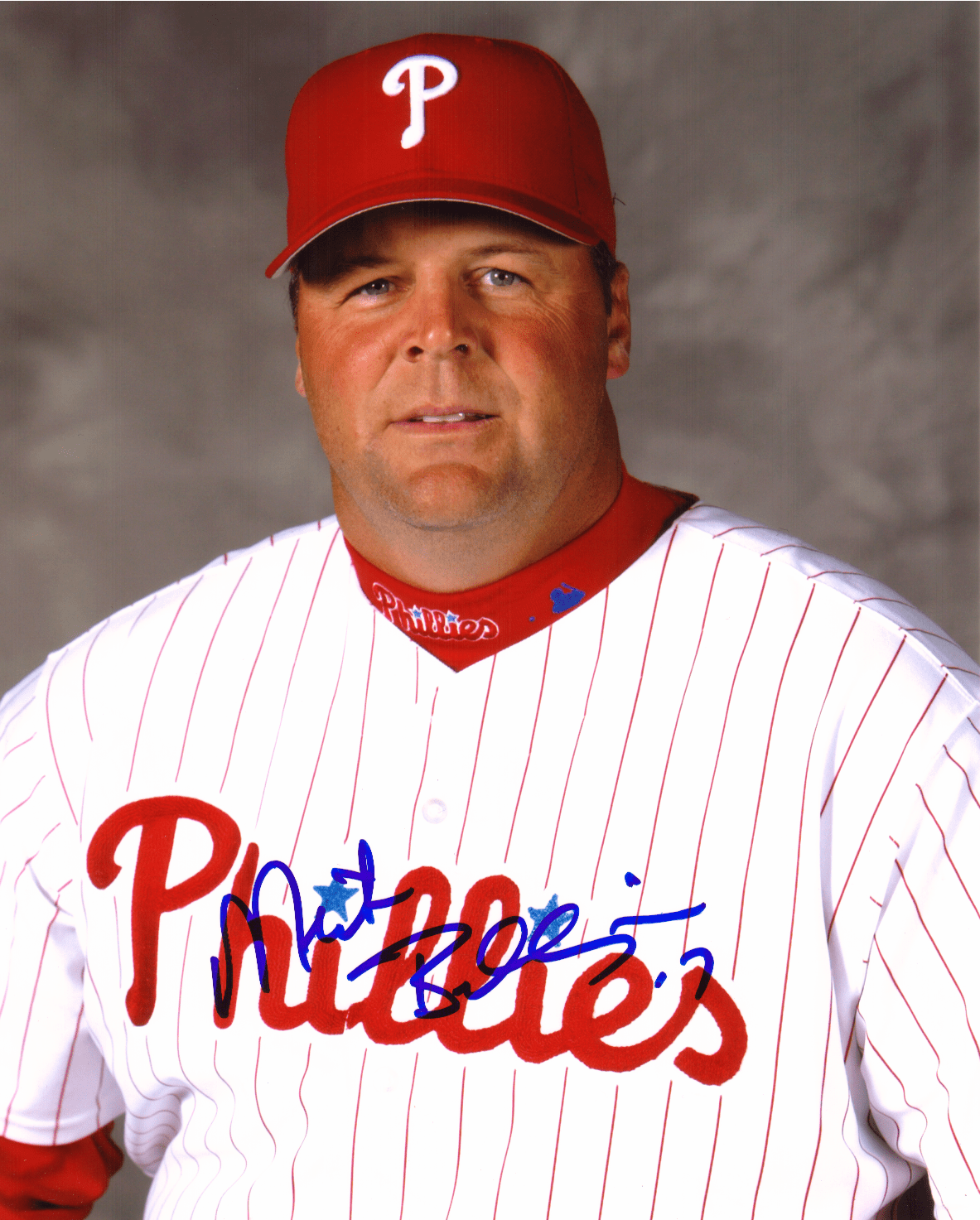 AUTOGRAPHED MICK BILLMEYER 8x10 Philadelphia Phillies Photo