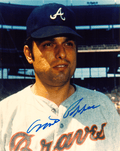 AUTOGRAPHED  MILT PAPPAS 8x10 Atlanta Braves Photo