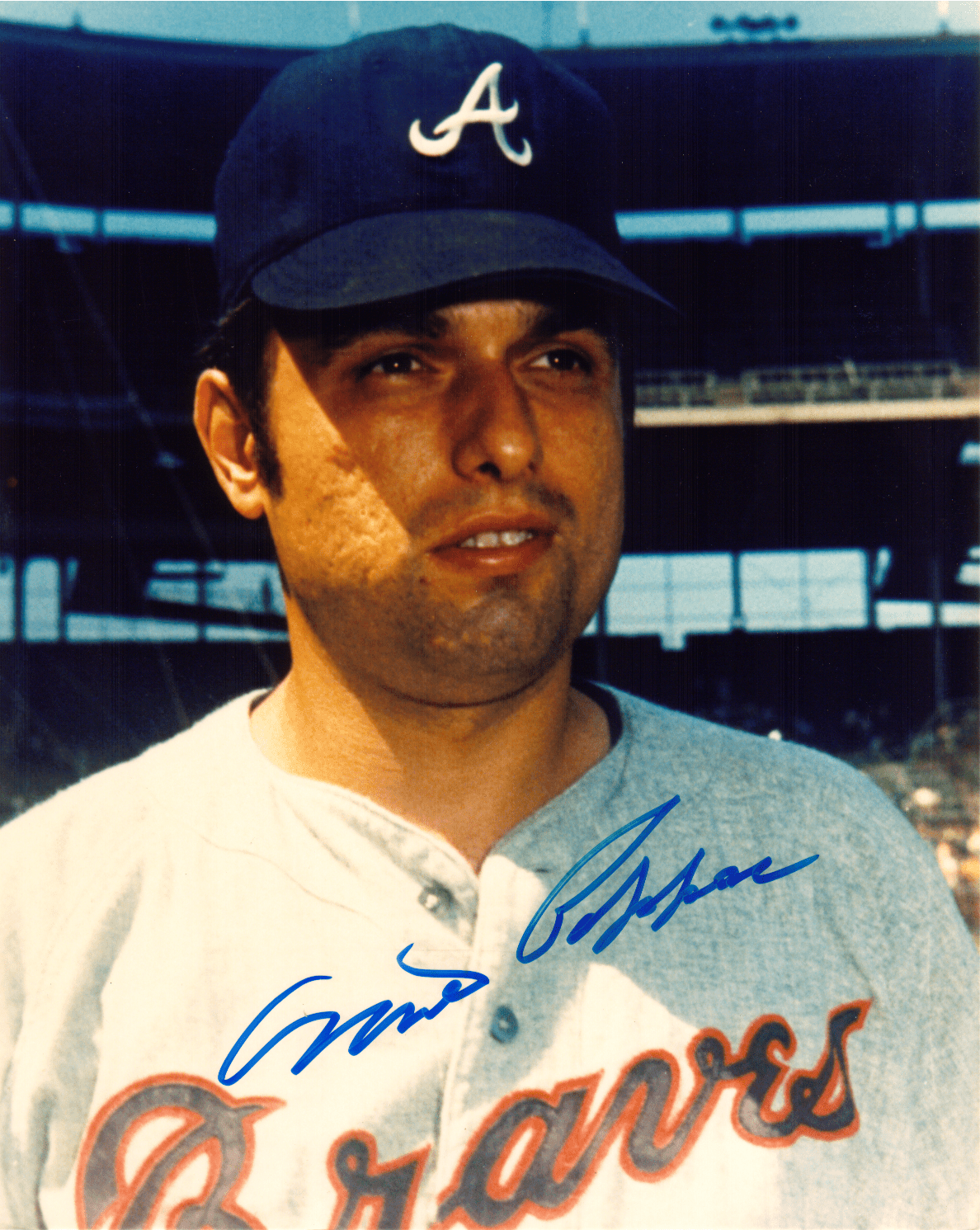 AUTOGRAPHED  MILT PAPPAS 8x10 Atlanta Braves Photo