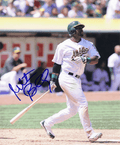 AUTOGRAPHED SIGNED photo MILTON BRADLEY Oakland A's