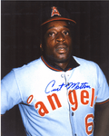 AUTOGRAPHED CURT MOTTON 8x10 California Angels Photo