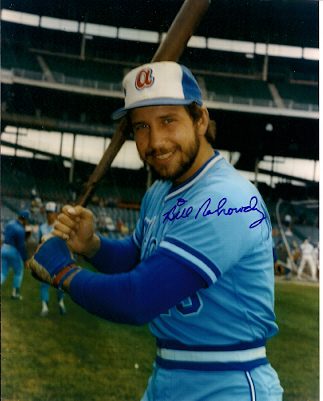 AUTOGRAPHED BILL NAHORODNY Atlanta  Braves