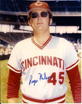 AUTOGRAPHED  photo ROGER NELSON Cincinnati Reds