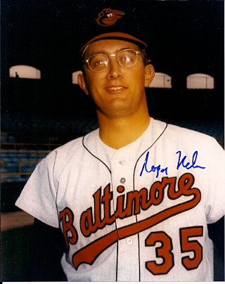 AUTOGRAPHED  photo ROGER NELSON Baltimore Orioles