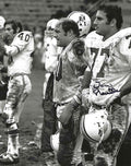 Autographed TOM NEVILLE 8X10 New England Patriots photo