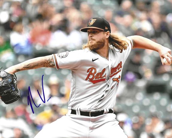 AUTOGRAPHED NICK VESPI 8X10 Baltimore Orioles Photo