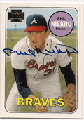 PHIL NIEKRO Autographed 2002 Topps Archive Card
