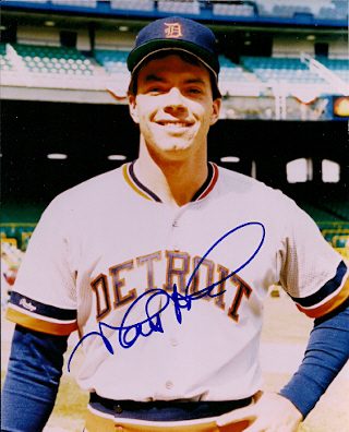 AUTOGRAPHED  photo  MATT NOKES  Detroit Tigers