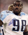 Autographed ANTWAN ODOM - Tennessee Titans  photo