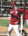 AUTOGRAPHED DANNY ORTIZ 8X10 Philadelphia Phillies Photo