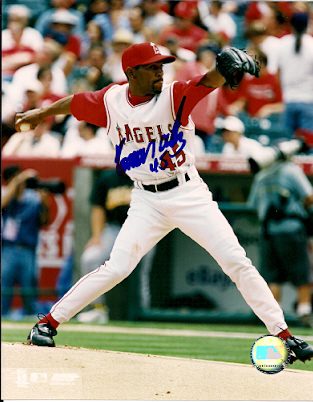 AUTOGRAPHED SIGNED photo RAMON ORTIZ #2 Angels
