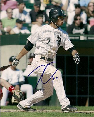 AUTOGRAPHED  photo JERRY OWENS Chicago White Sox