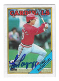 Autographed TOM PAGNOZZI St. Louis Cardinals 1988 Topps Card