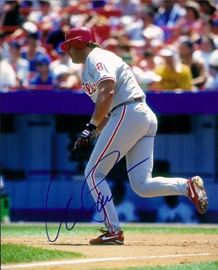 AUTOGRAPHED MARK PARENT 8x10 Philadelphia Phillies Photo