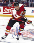 Autographed JAMES PATRICK 8X10 Calgary Flames Photo