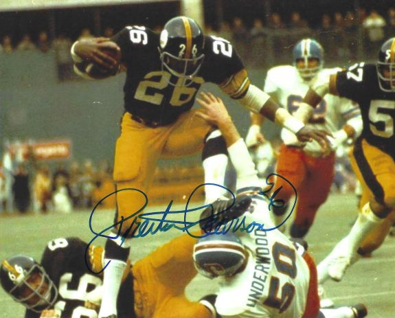 Autographed PRESTON PEARSON 8X10 Pittsburgh Steelers photo
