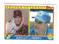 Autographed GAYLORD PERRY Seattle Mariners 1983 Topps Card