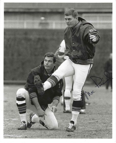 AUTOGRAPHED MAC PERCIVAL 8x10 Chicago Bears Photo