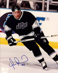 Autographed YANIC PERREAULT Los Angeles Kings Photo