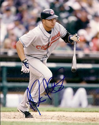 AUTOGRAPHED  photo JHONNY PERALTA Cleveland Indians