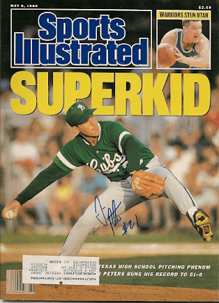 Autographed JON PETERS Sports Illustrated