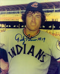 AUTOGRAPHED FRITZ PETERSON 8X10 Cleveland Indians Photo