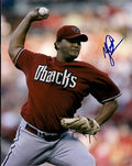 Autographed YUSMEIRO PETIT Arizona Diamondbacks Photo