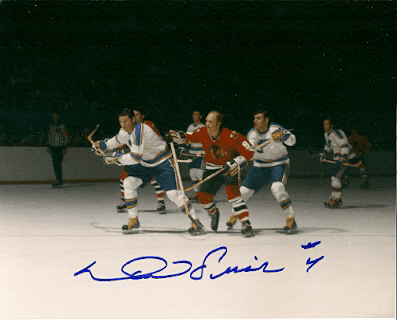 Autographed NOEL PICARD St. Louis Blues Photo