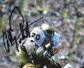 Autographed ALLEN PINKETT 8X10 Notre Dame Photo