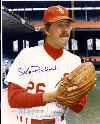AUTOGRAPHED  photo SKIP PITLOCK  Chicago White Sox