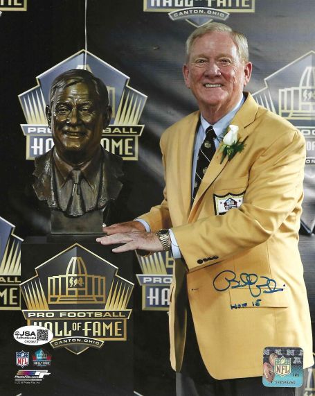 Autographed BILL POLIAN "HOF 15" 8x10 Buffalo Bills Photo JSA