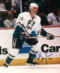 Autographed KEN BAUMGARTNER Anaheim Ducks Photo