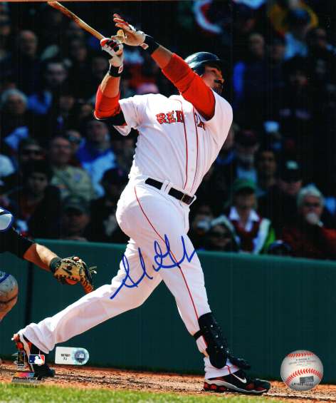 AUTOGRAPHED 16 x 20  ADRIAN GONZALEZ BOSTON RED SOX Photo