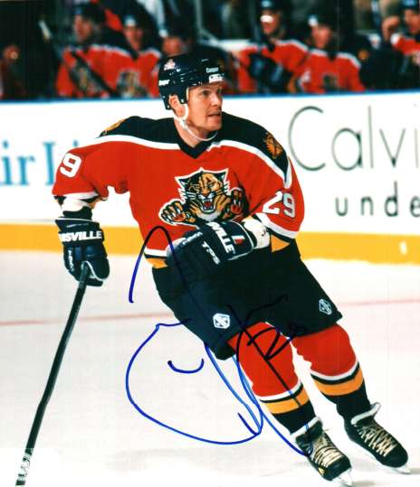 Autographed JOHAN GARPENLOV Panthers Photo