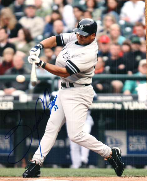 AUTOGRAPHED BOBBY ABREU 8x10 New York Yankees Photo
